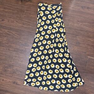 POETRY SUNFLOWER LONG MAXI SKIRT
